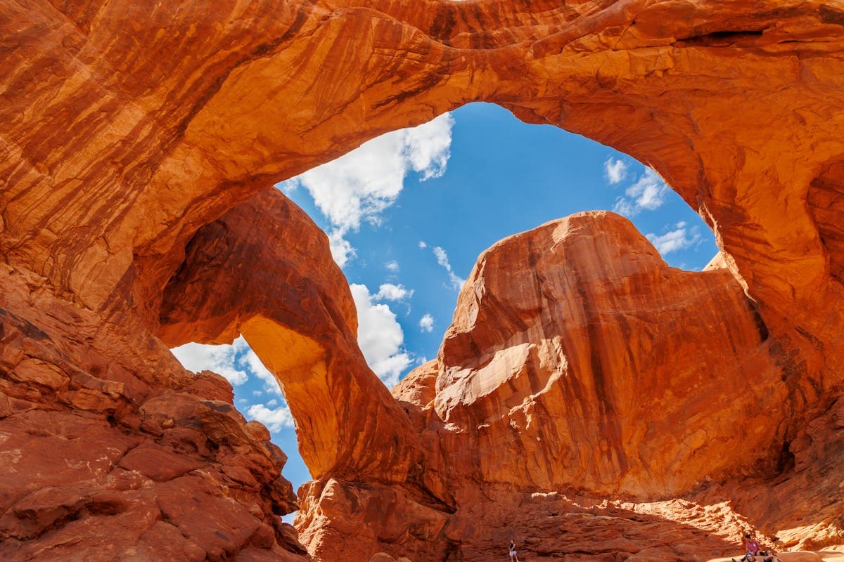Pet transportation in Utah - Arches National Park sandstone formations